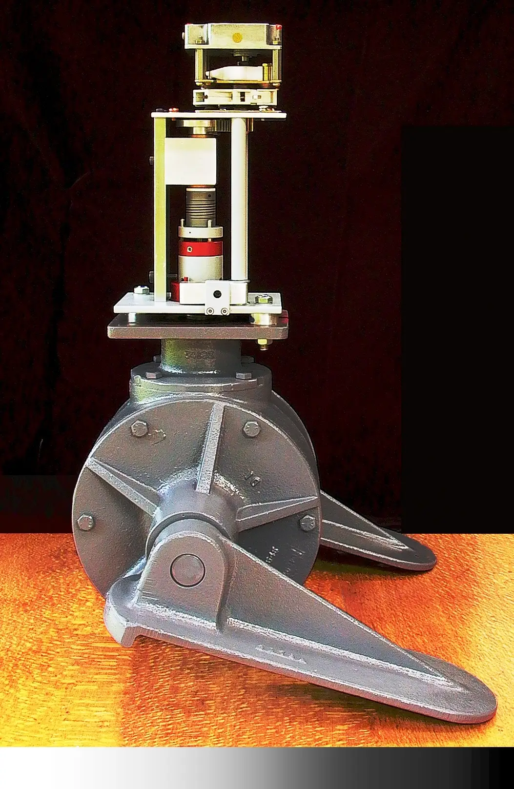 Side view of the BE Pedal with encoder drive assembly fitted